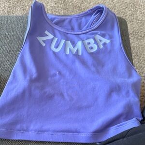 Zumba Fitness Purple Crop Top